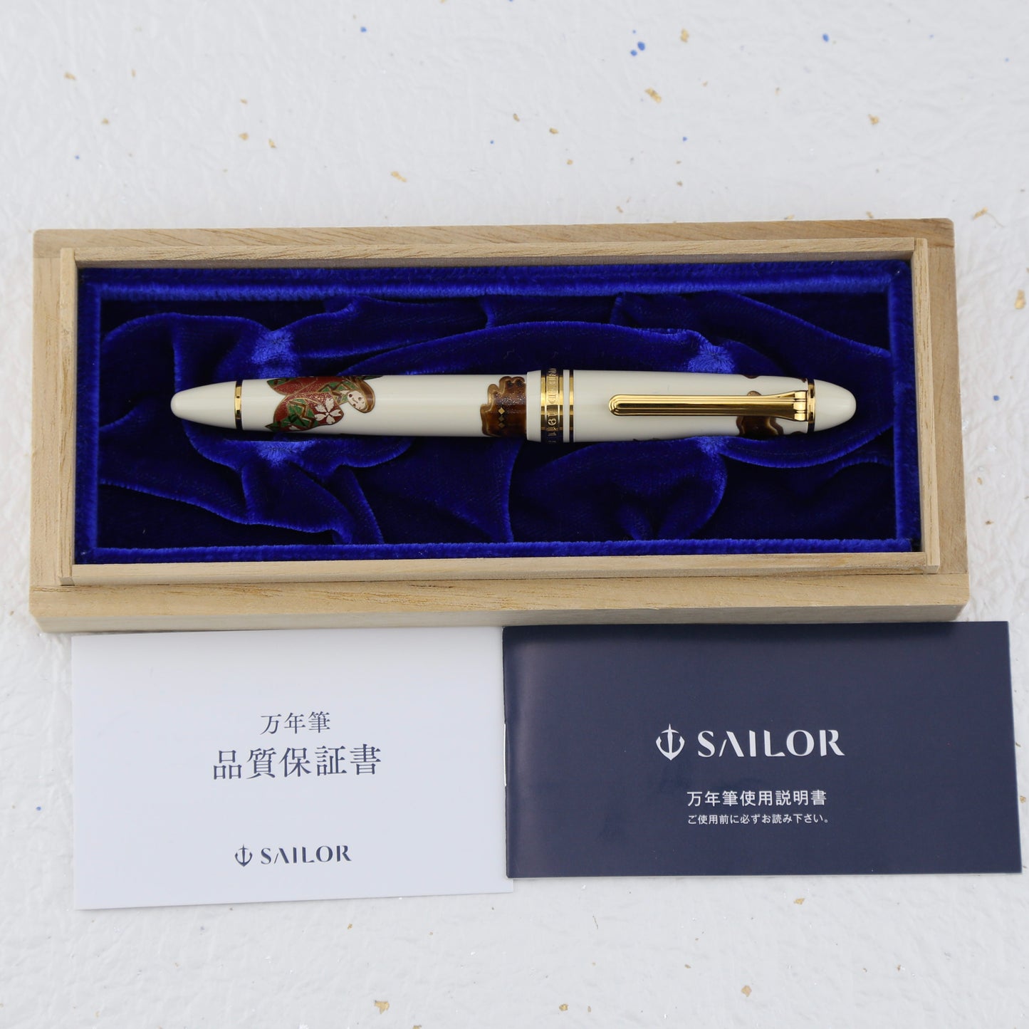 Sailor Profit Maki-e "The Tale of Genji" Limited Edition Fountain Pen | Oshita Kosen