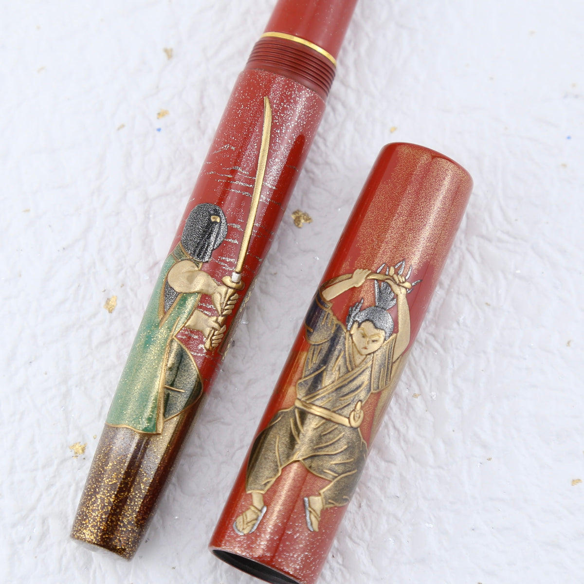 Sailor King of Pens Supreme Maki-e "Battle of Ganryujima" | Limited to 33 Pieces | 21K Gold Nib