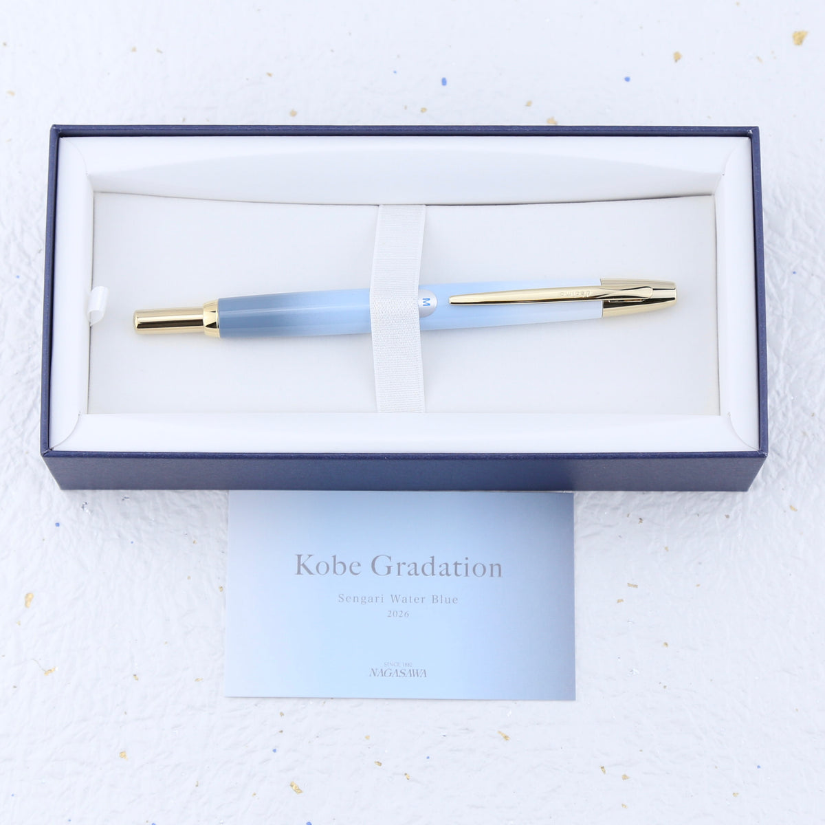 NAGASAWA Limited Edition Capless Senkari Water Blue Fountain Pen