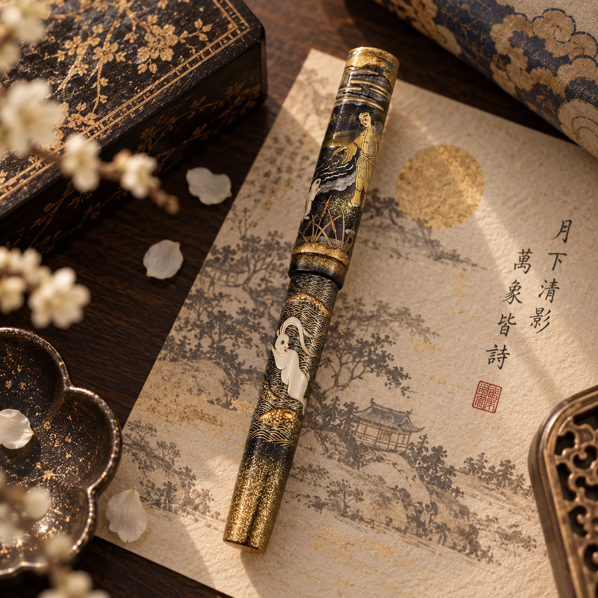 PILOT 105th Anniversary No.50 White Rabbit Fountain Pen