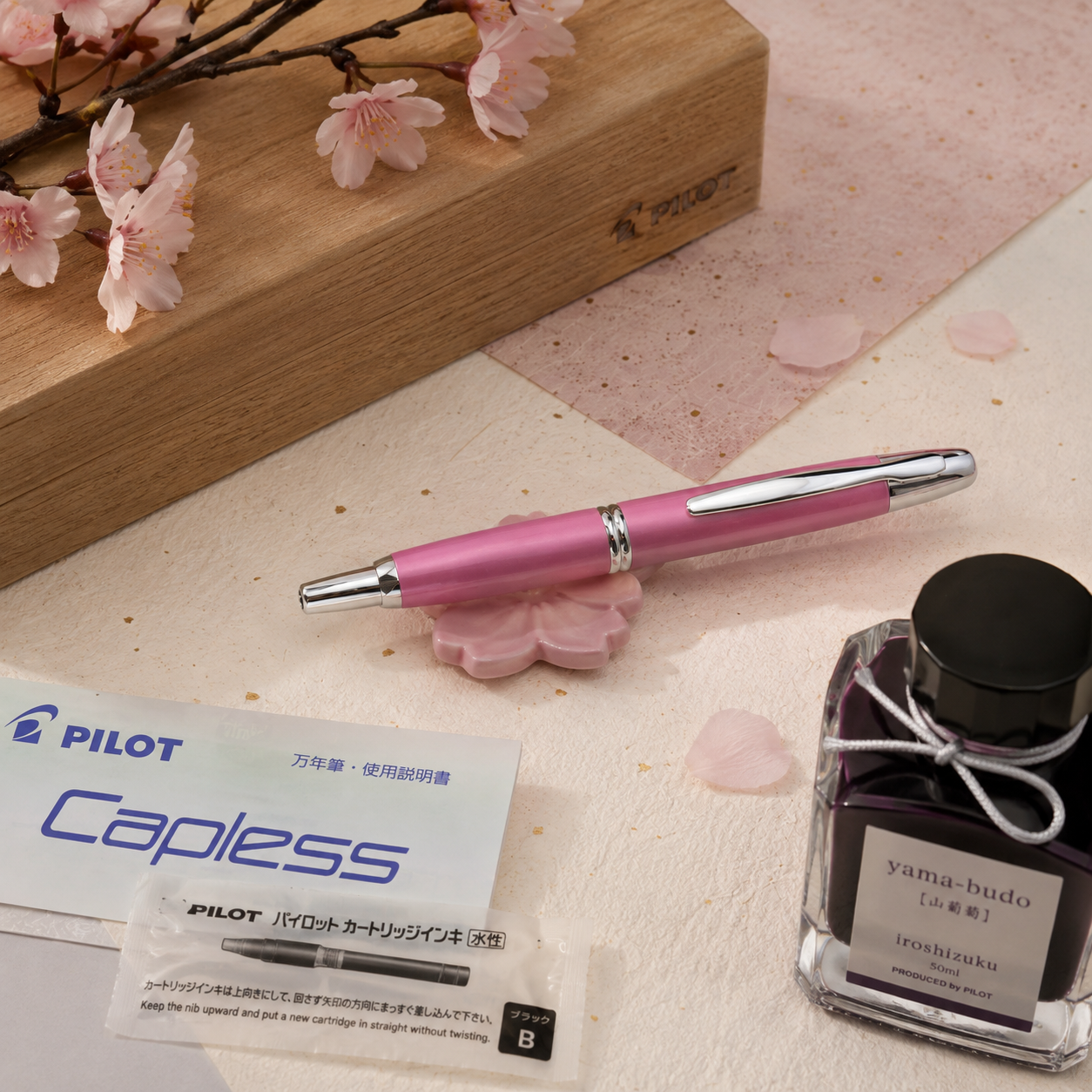 Pilot Capless 2011 Annual Limited Edition Pink Fountain Pen