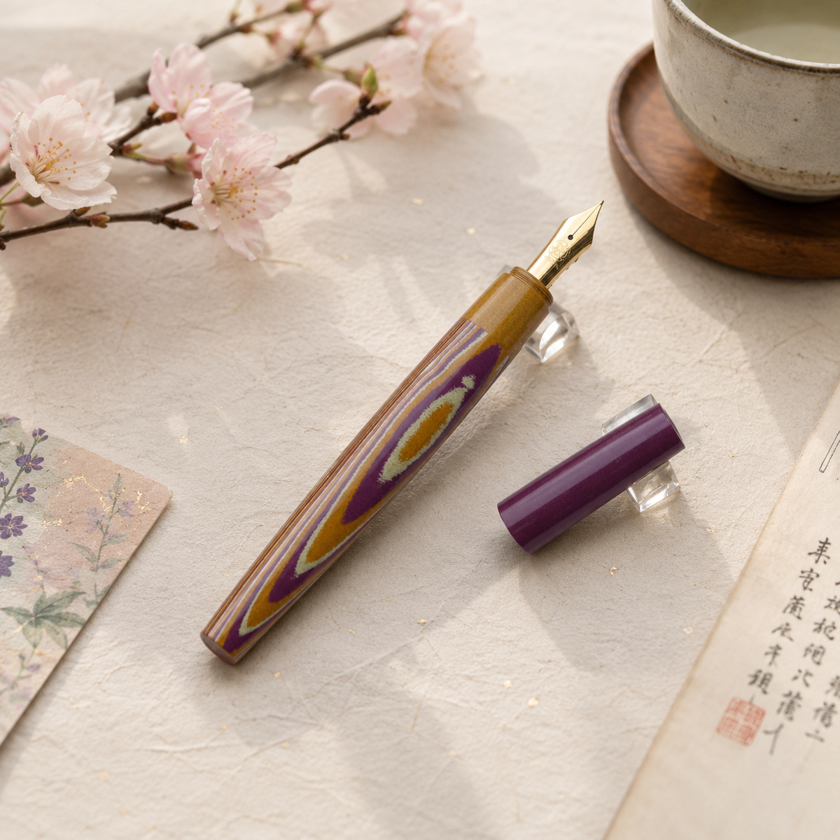 Poesie × Eboya Kobue "Yaki-imo" Fountain Pen