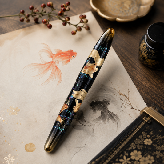 TACCIA Empress Goldfish Suaka Limited Edition Fountain Pen