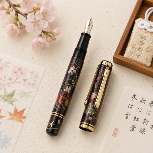 Pelikan Shiki Kōmori (四季幸守) Maki-e Fountain Pen