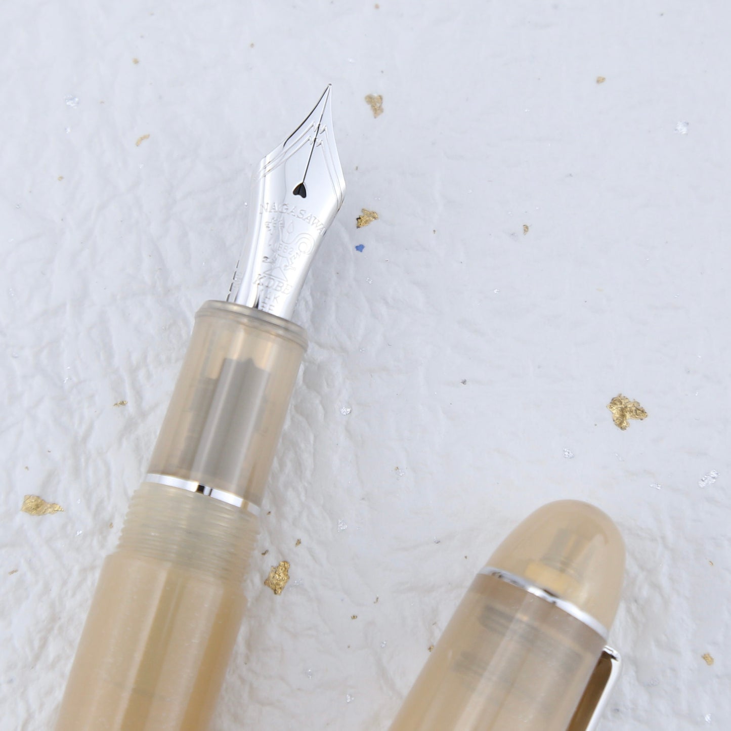 Platinum × Nagasawa Limited Edition Fountain Pen | Milk Tea Pearl