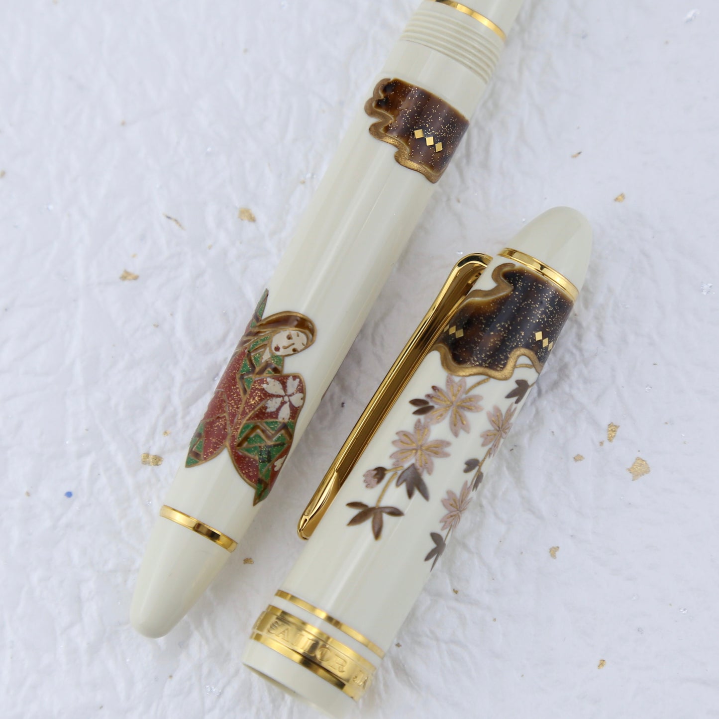 Sailor Profit Maki-e "The Tale of Genji" Limited Edition Fountain Pen | Oshita Kosen