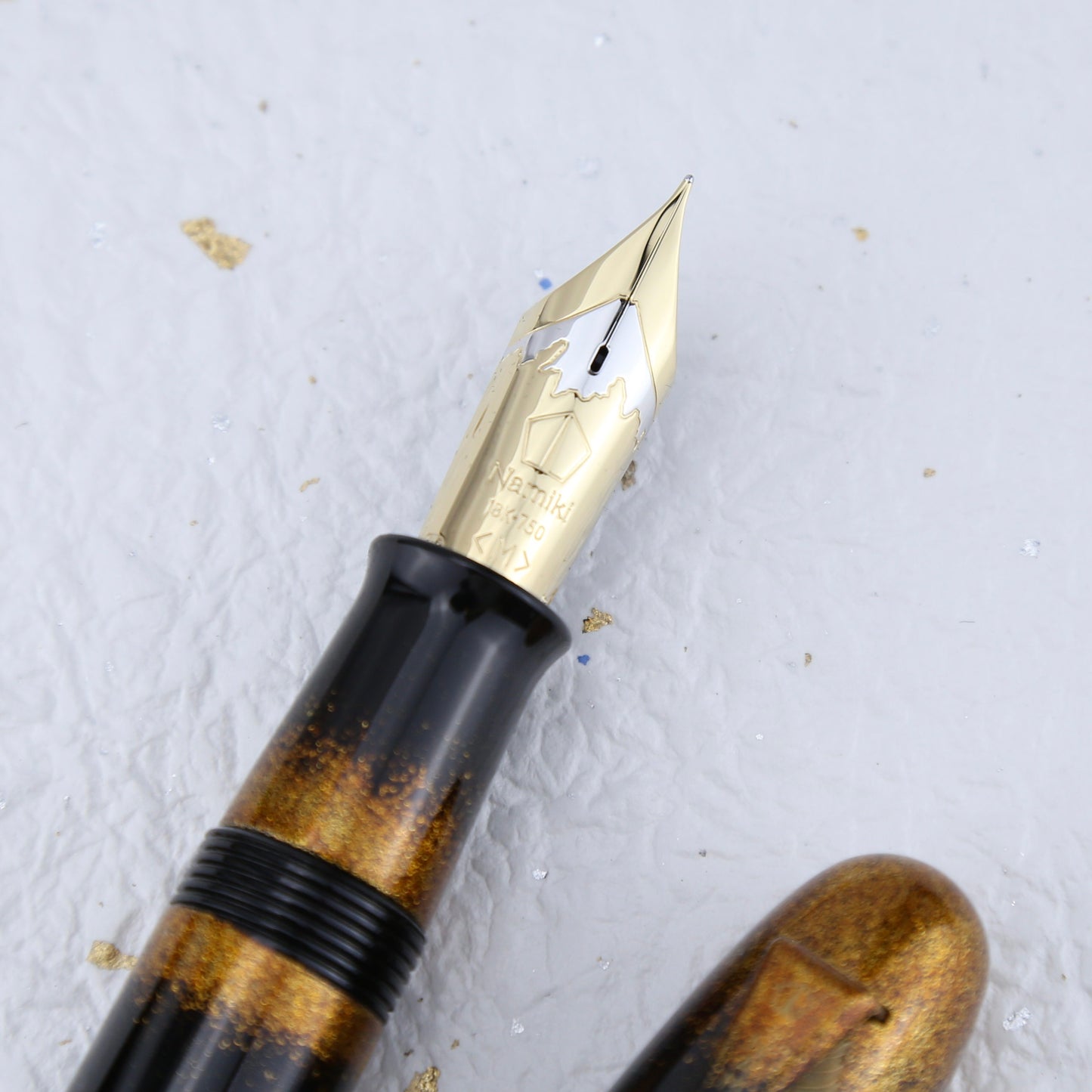 Namiki No. 50 Owl Maki-e Fountain Pen | Togidashi Taka Maki-e & Quail Eggshell Inlay