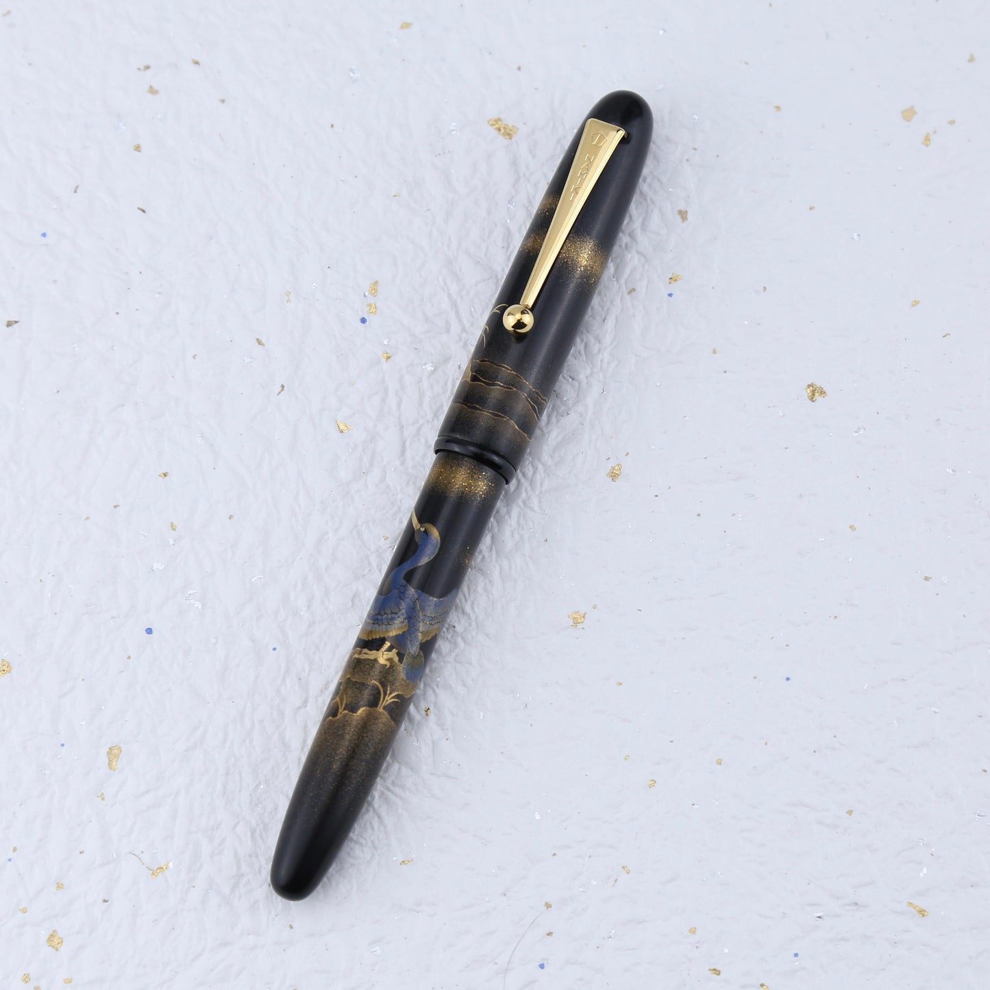 Namiki No. 10 Maki-e Fountain Pen — Pelican | By Norifumi | Discontinued