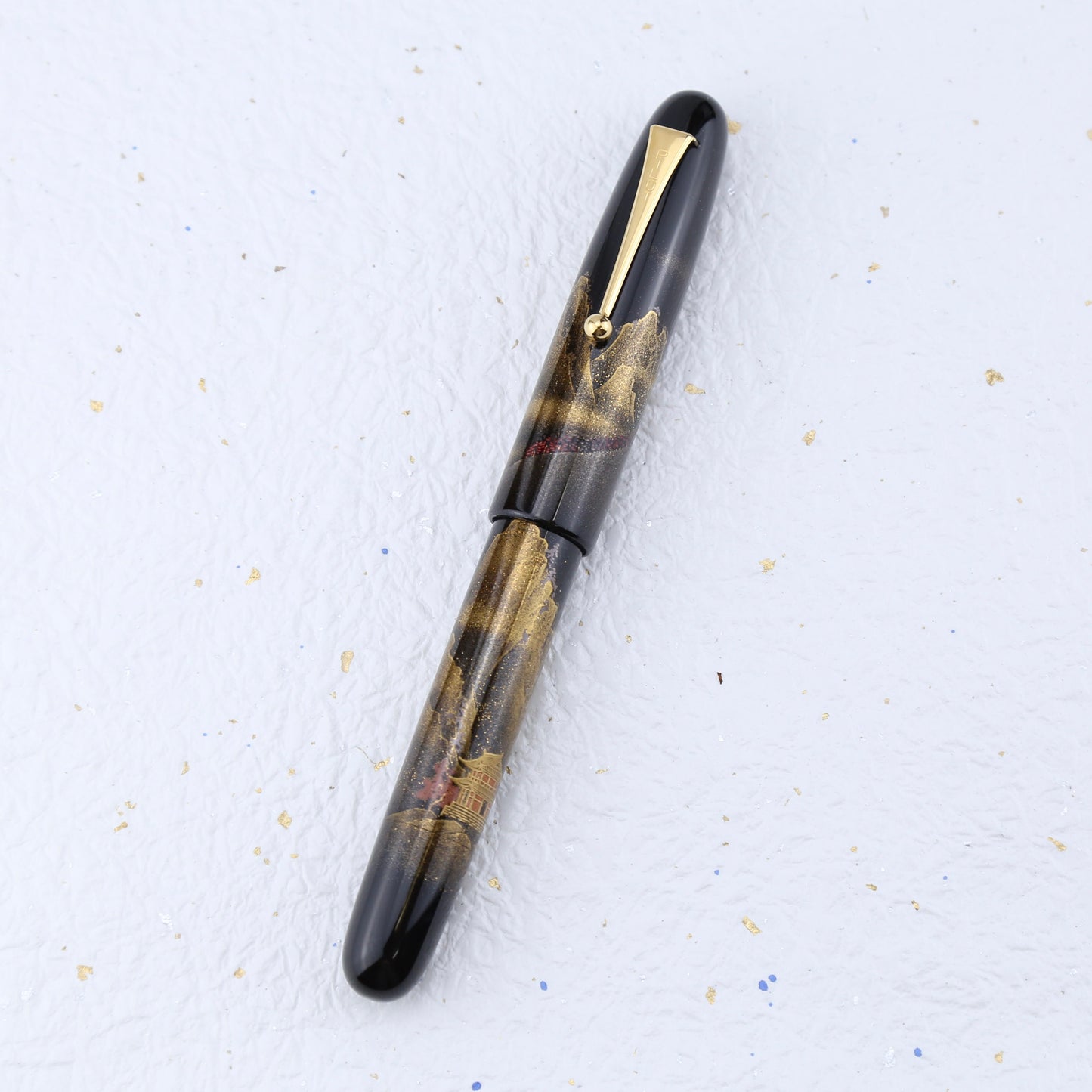 Namiki No. 50 Pavilion Landscape Maki-e Fountain Pen | By Kyusai Yoshida | Discontinued