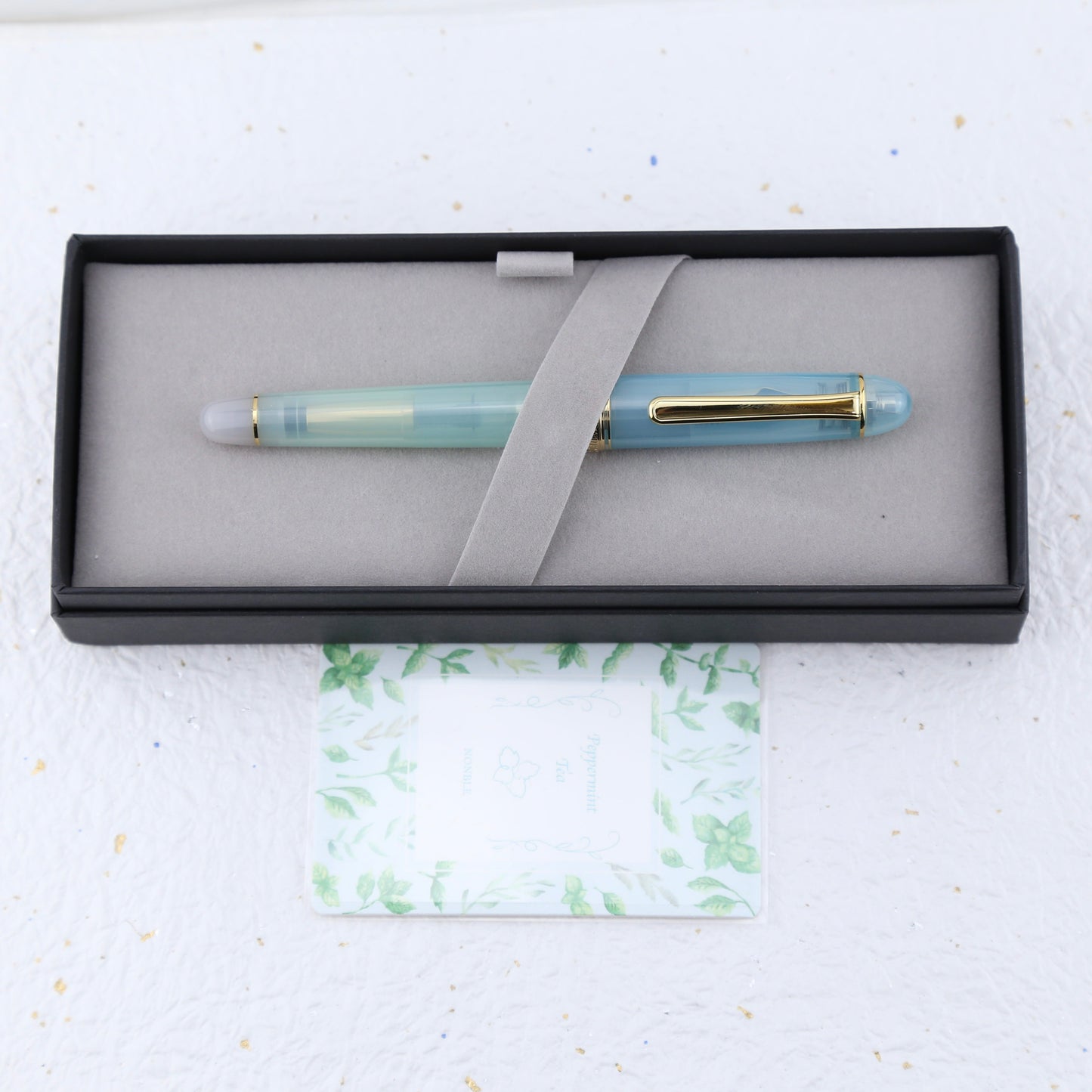Platinum × Nonble Limited Edition Fountain Pen “Peppermint Tea”