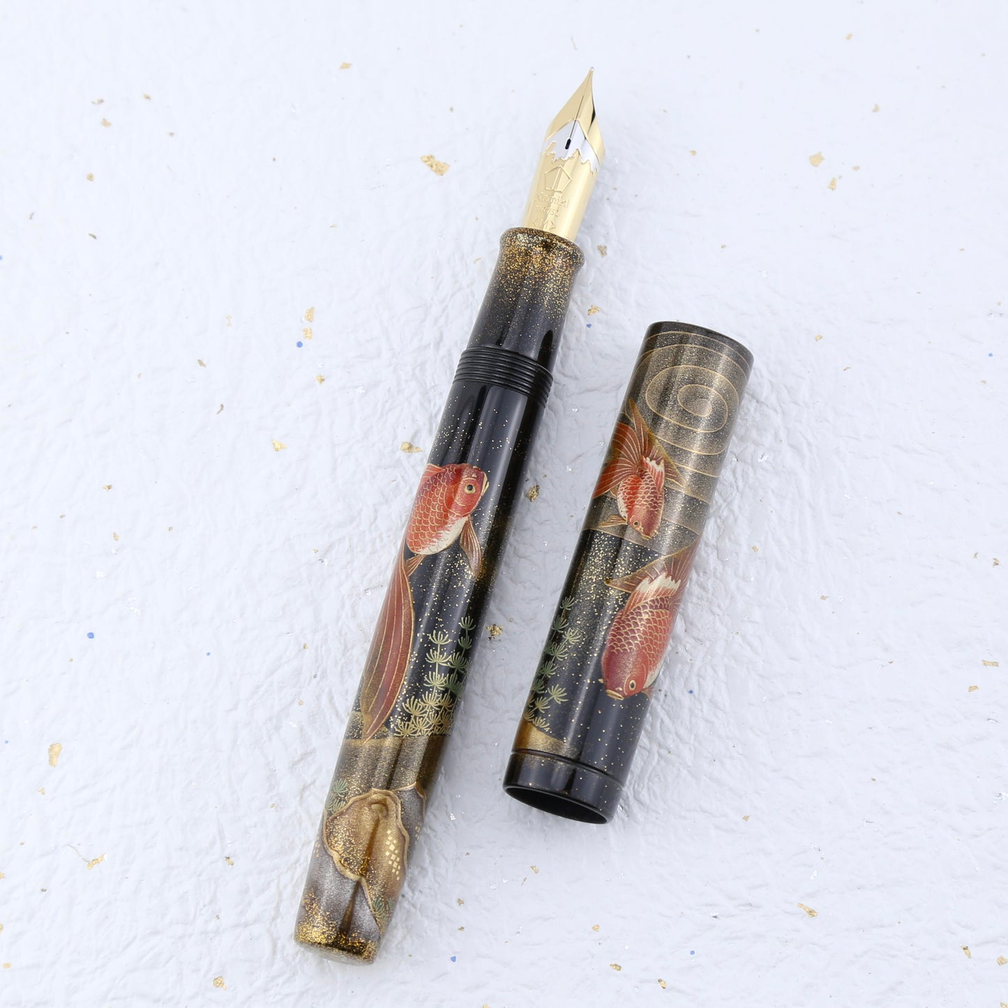 Namiki Emperor Goldfish — No. 50 Maki-e Fountain Pen | Artisan Masaki