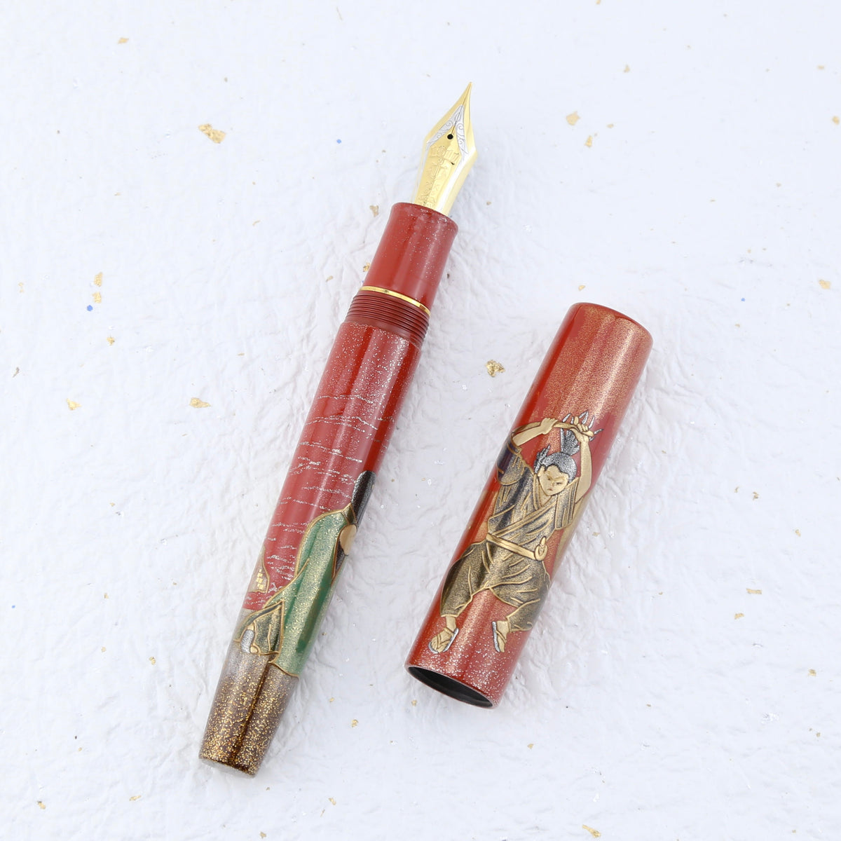 Sailor King of Pens Supreme Maki-e "Battle of Ganryujima" | Limited to 33 Pieces | 21K Gold Nib