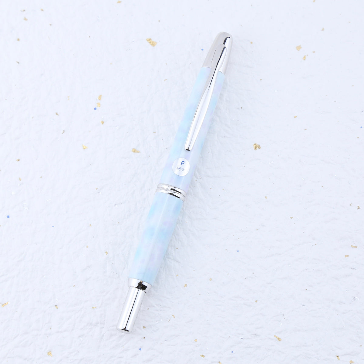 USAGIYA × PILOT Limited Edition Capless "Auvers Canal Silver" Fountain Pen