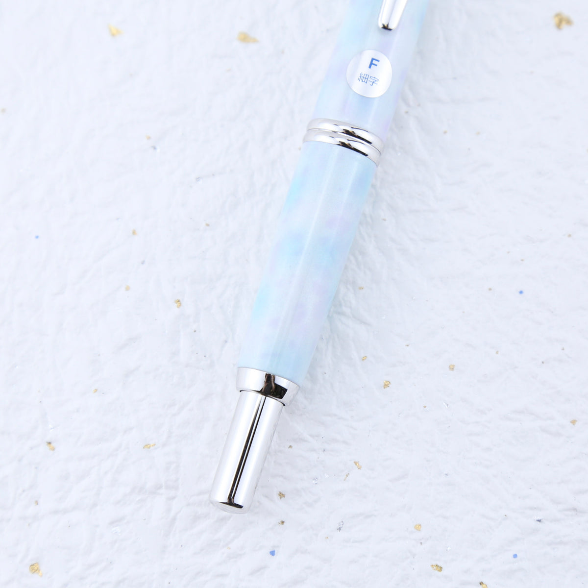 USAGIYA × PILOT Limited Edition Capless "Auvers Canal Silver" Fountain Pen