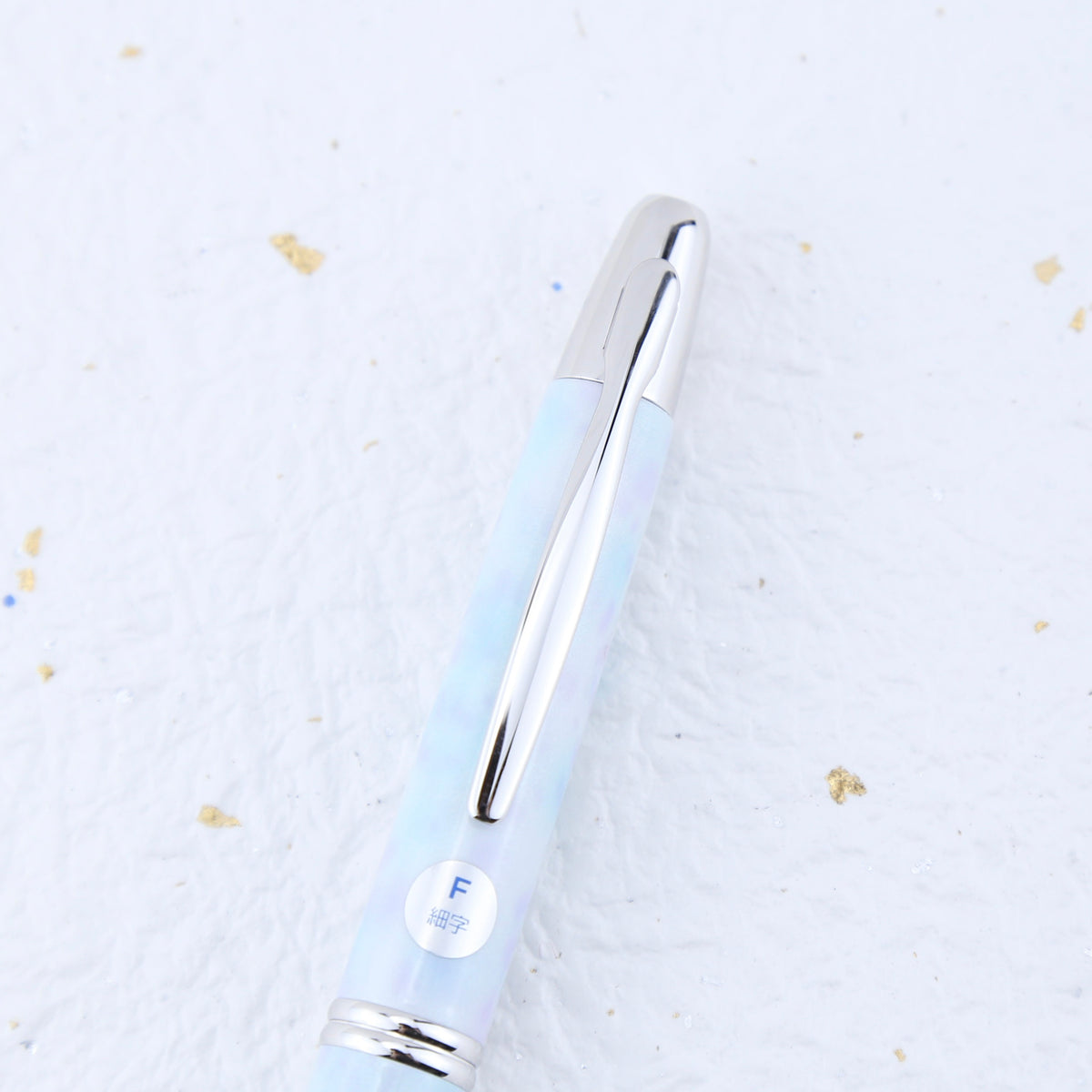 USAGIYA × PILOT Limited Edition Capless "Auvers Canal Silver" Fountain Pen
