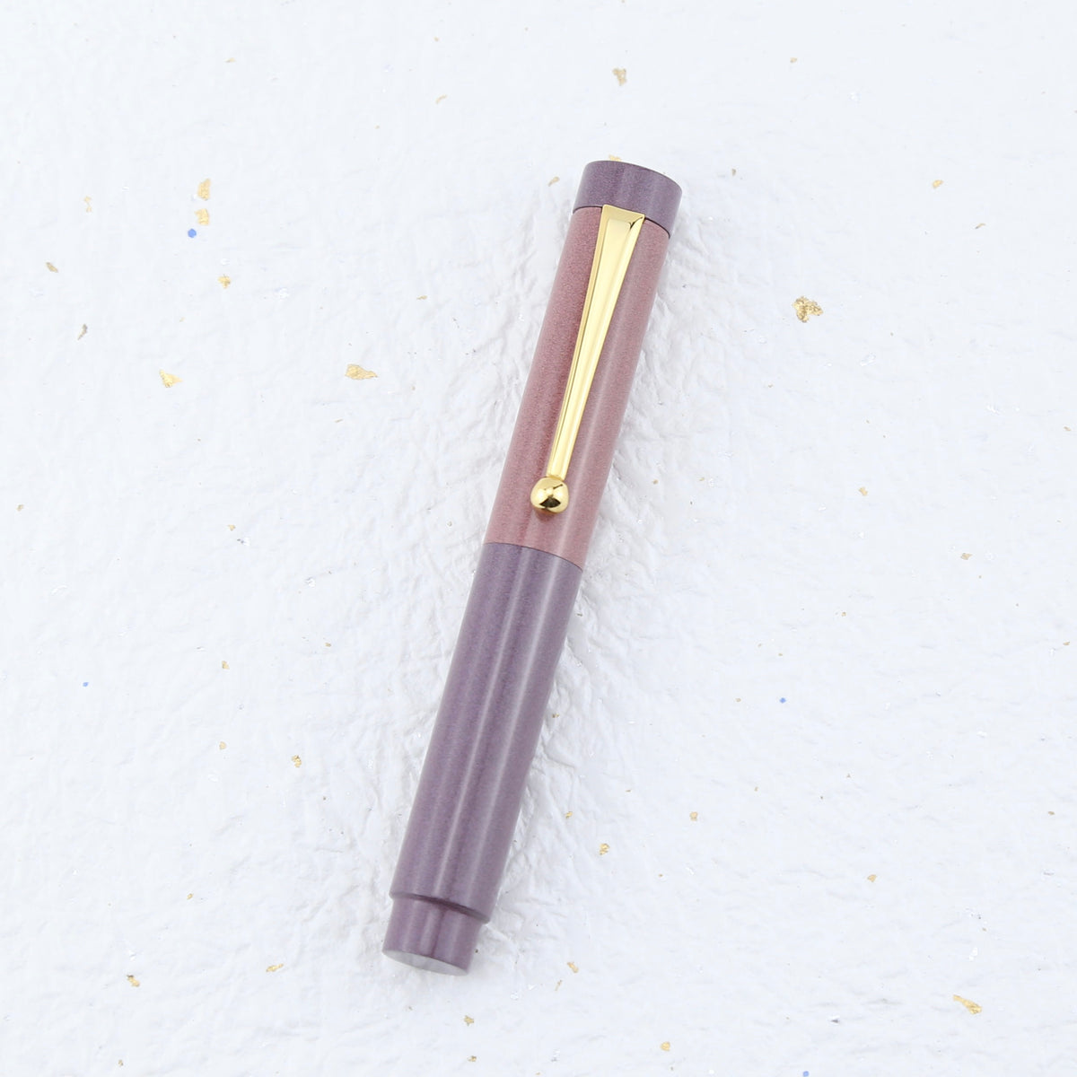 Poesie x Eboya Tan-Pen Limited Edition Fountain Pen – Peach Lavender