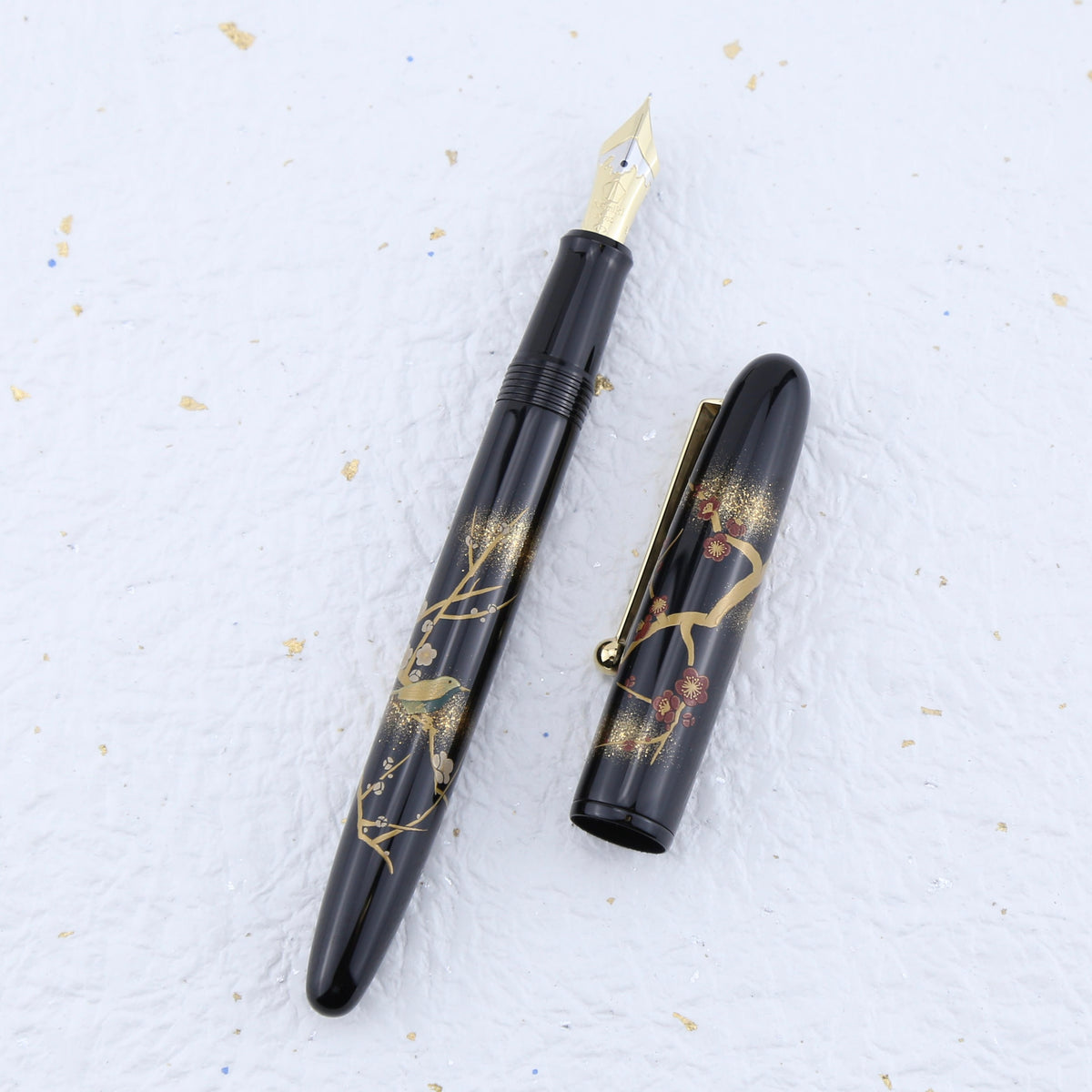 Namiki Yukari “Apricot Tree and Warbler” Maki-e Fountain Pen