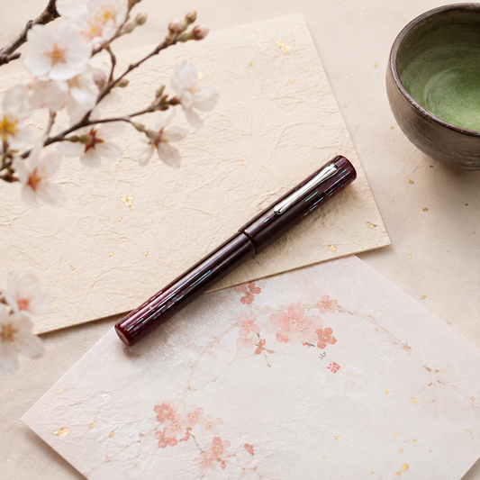 TACCIA Raden Tensai "Haruana" Limited Edition Fountain Pen | 螺钿天彩「春茜」