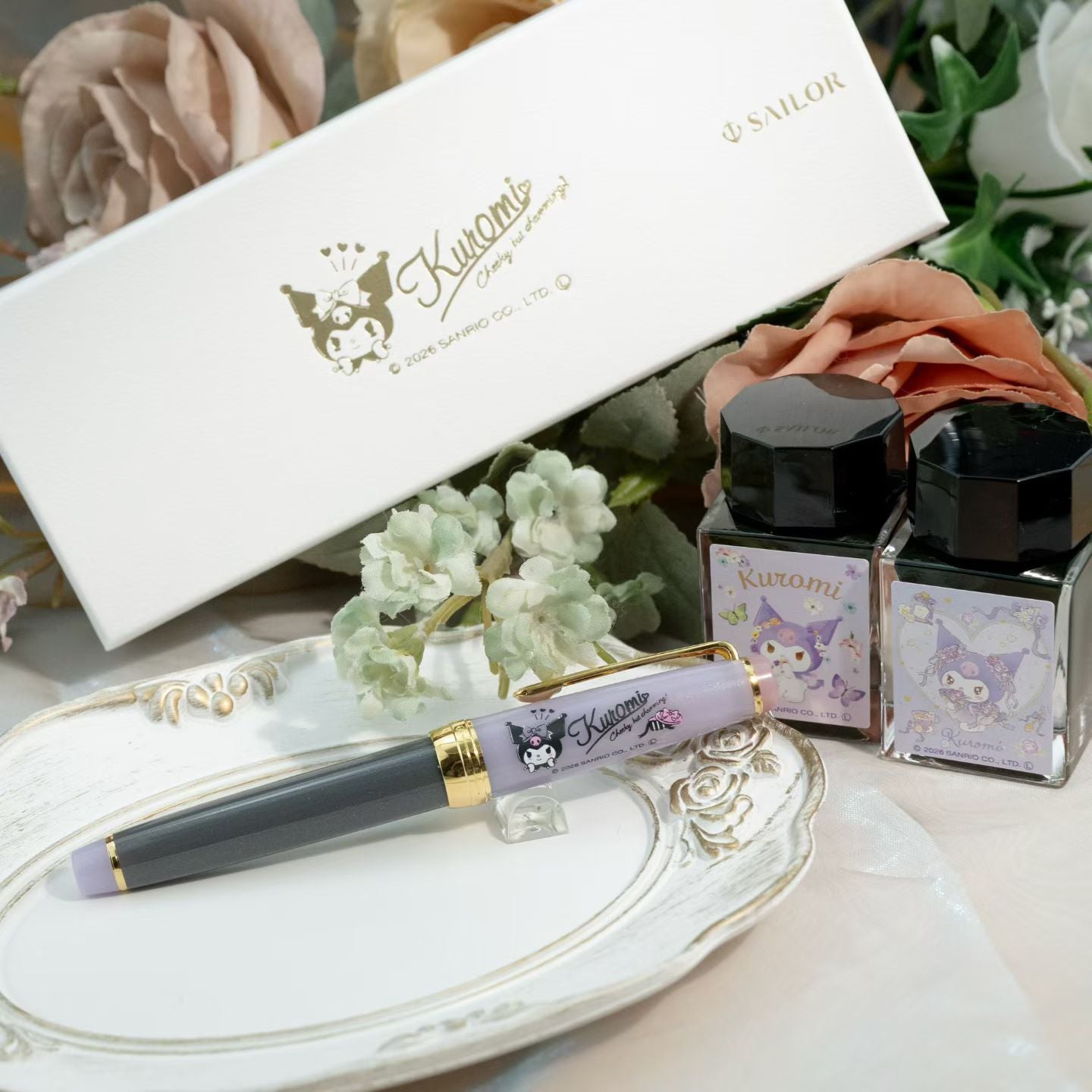 Sailor x Sanrio Kuromi — Fountain Pen & Ink