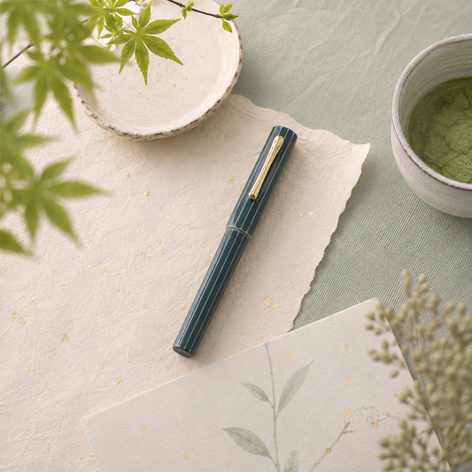 Taccia Kakutate “Midori-Yanagi” Fountain Pen
